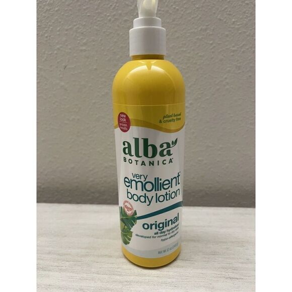 Alba Botanica Very Emollient Body Lotion, Original Dry Skin & Unscented 12oz NEW - Picture 4 of 6